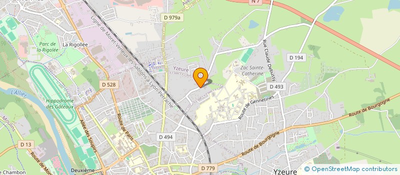localisation de l'entreprise MAISON DE RETRAITE L'ERMITAGE à MOULINS