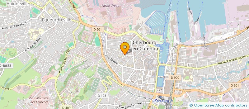 localisation de l'entreprise MAISON DE RETRAITE LA BUCAILLE  CHERBOURG-EN-COTENTIN