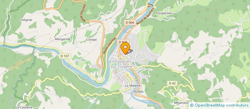 localisation de l'entreprise MAISON DE RETRAITE LA ROUSSILHE à ENTRAYGUES-SUR-TRUYERE