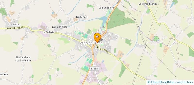 localisation de l'entreprise MAISON DE RETRAITE LE SACRE COEUR à ATHIS-VAL DE ROUVRE