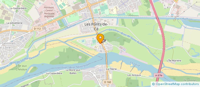 localisation de l'entreprise MAISON DE RETRAITE LES CORDELIERES à LES PONTS-DE-CE