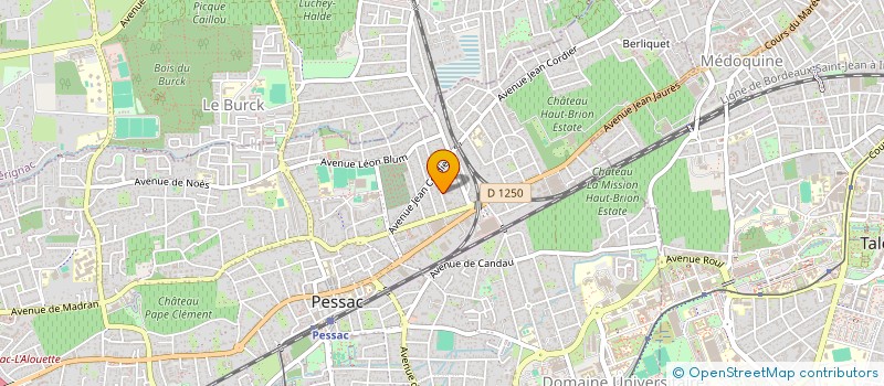 localisation de l'entreprise MAISON DE RETRAITE LES ERABLES à PESSAC