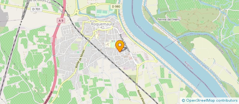 localisation de l'entreprise MAISON DE RETRAITE LES LAVANDINES à ROQUEMAURE