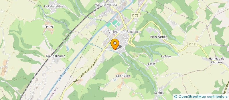 localisation de l'entreprise MAISON DE RETRAITE LES TOURNELLES  VAL-DE-VIRIEU