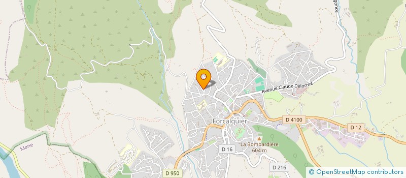 localisation de l'entreprise MAISON DE RETRAITE LOU SEREN à FORCALQUIER