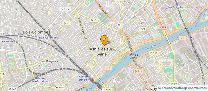 localisation de l'entreprise MAISON DE RETRAITE MARIE ELISABETH  ASNIERES-SUR-SEINE