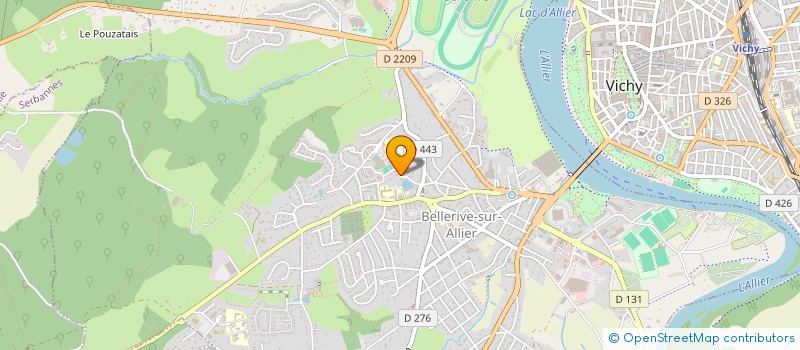 localisation de l'entreprise MAISON DE RETRAITE MEDICALISEE à BELLERIVE-SUR-ALLIER