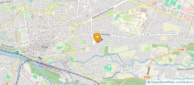 localisation de l'entreprise MAISON DE RETRAITE MERICI à PAU