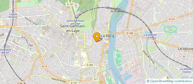 localisation de l'entreprise MAISON DE RETRAITE NOTRE-DAME  LE PECQ