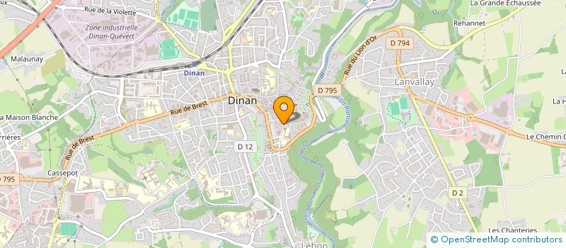 localisation de l'entreprise MAISON DE RETRAITE PAX à DINAN