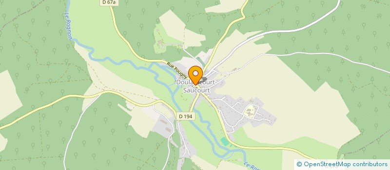 localisation de l'entreprise MAISON DE RETRAITE POUGNY à DOULAINCOURT-SAUCOURT