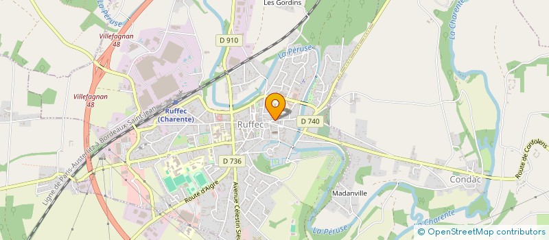 localisation de l'entreprise MAISON DE RETRAITE POUR DAMES à RUFFEC