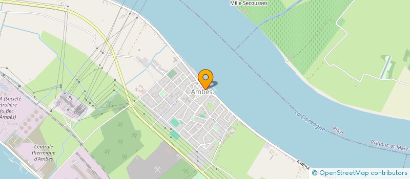 localisation de l'entreprise MAISON DE RETRAITE PUBLIQUE à AMBES