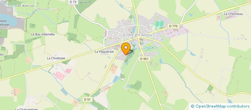 localisation de l'entreprise MAISON DE RETRAITE PUBLIQUE à LE LION D'ANGERS