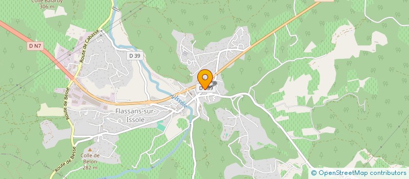 localisation de l'entreprise MAISON DE RETRAITE PUBLIQUE L'ESCANDIHADO à FLASSANS-SUR-ISSOLE