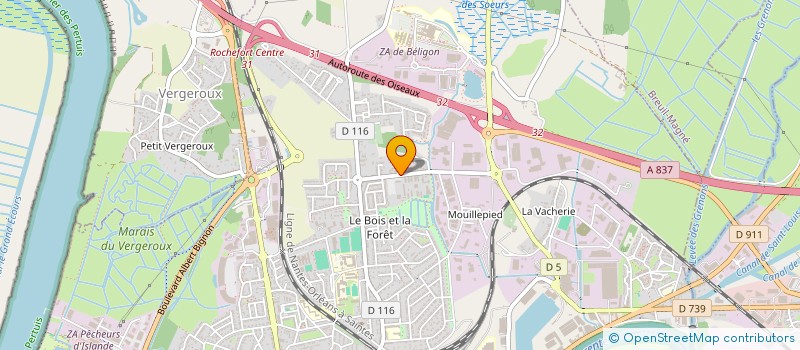 localisation de l'entreprise MAISON DE RETRAITE ROCHEFORTAISE  ROCHEFORT