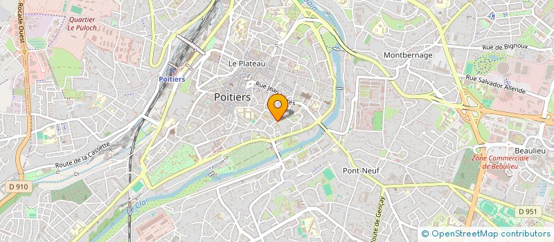 localisation de l'entreprise MAISON DE RETRAITE SACERDOTALE à POITIERS