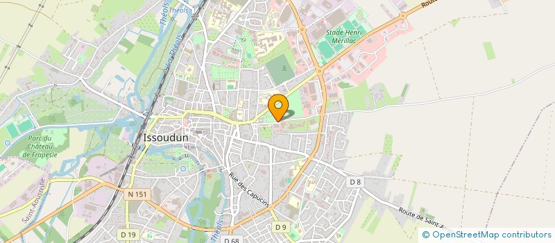 localisation de l'entreprise MAISON DE RETRAITE SAINT BERNARD à ISSOUDUN