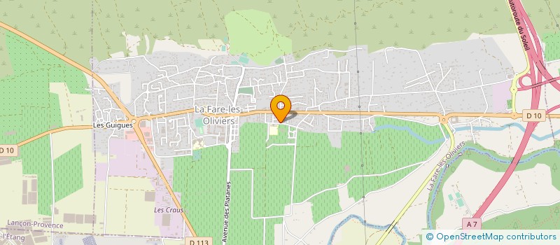localisation de l'entreprise MAISON DE RETRAITE SAINT JEAN à LA FARE-LES-OLIVIERS