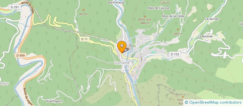 localisation de l'entreprise MAISON DE RETRAITE SAINT MARTIN à SUMENE