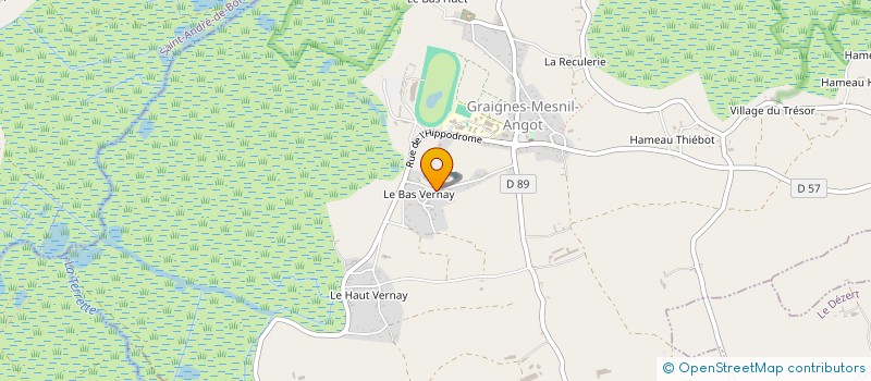 localisation de l'entreprise MAISON DE RETRAITE SAINT MICHEL  GRAIGNES-MESNIL-ANGOT