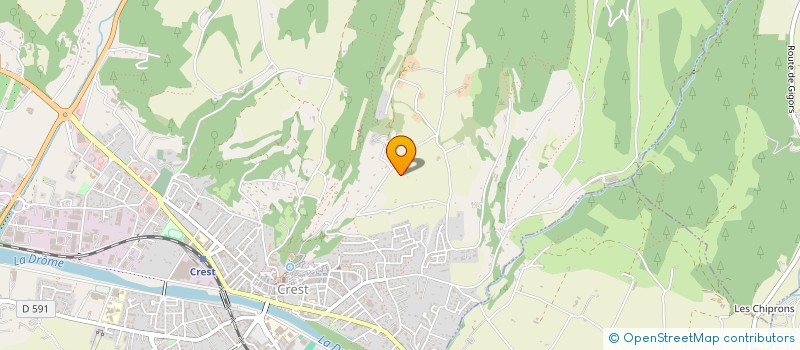 localisation de l'entreprise MAISON DE RETRAITE SANS SOUCI à CREST