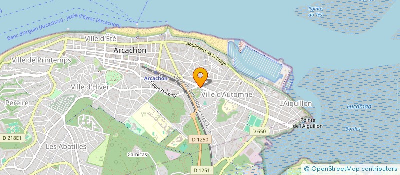 localisation de l'entreprise MAISON DE RETRAITE ST DOMINIQU  ARCACHON