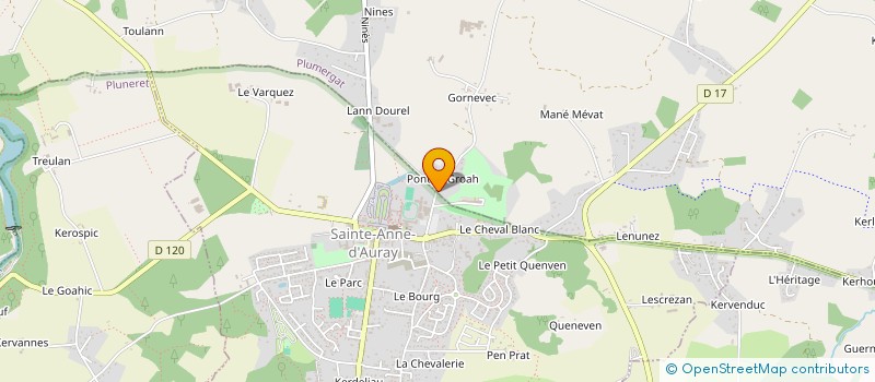 localisation de l'entreprise MAISON DE RETRAITE ST JOACHIM à SAINTE-ANNE-D'AURAY