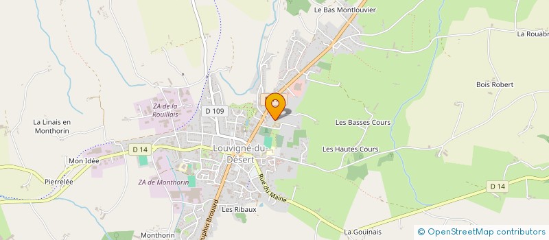 localisation de l'entreprise MAISON DE RETRAITE ST JOSEPH à LOUVIGNE-DU-DESERT