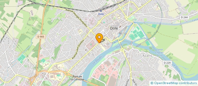 localisation de l'entreprise MAISON DE RETRAITE ST JOSEPH à DOLE