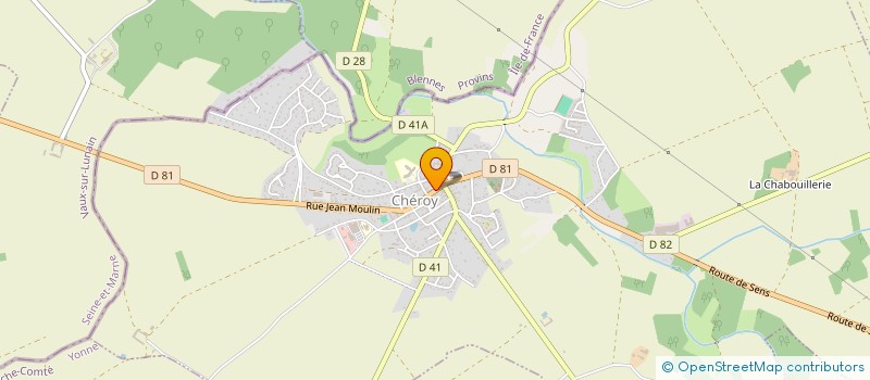 localisation de l'entreprise MAISON DE RETRAITE ST JOSEPH à CHEROY