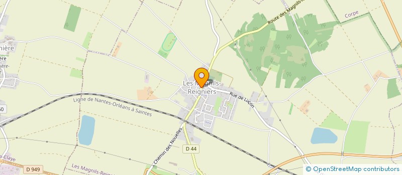 localisation de l'entreprise MAISON DE RETRAITE STE FAMILLE  SAINTE-GEMME-LA-PLAINE