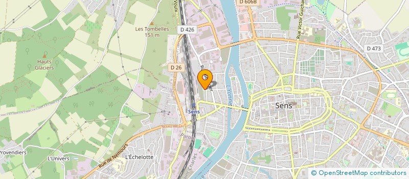 localisation de l'entreprise MAISON DE RETRAITE VERMIGLIO  SENS