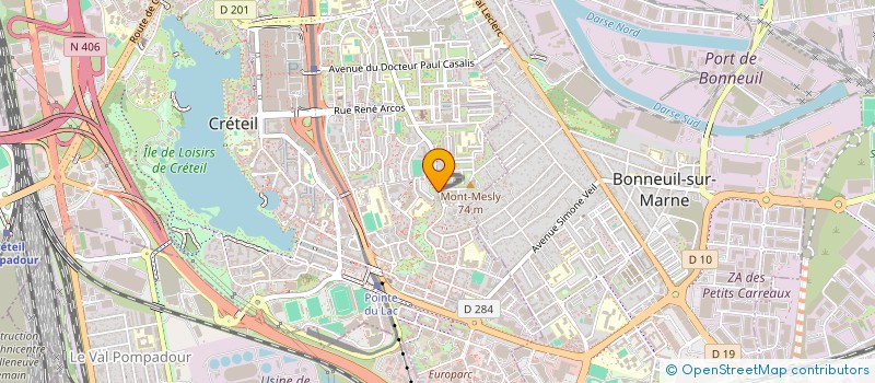 localisation de l'entreprise MAISON DE REVE  CRETEIL