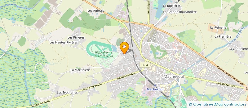 localisation de l'entreprise MAISON DE SAGES-FEMMES  MACHECOUL-SAINT-MEME