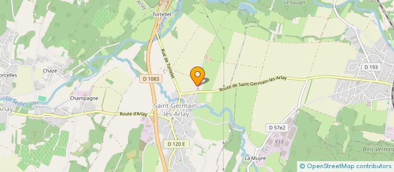 localisation de l'entreprise MAISON DE SAINTE MARIE  ARLAY