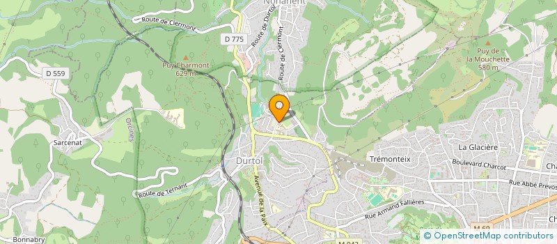 localisation de l'entreprise MAISON DE SANTE  DURTOL