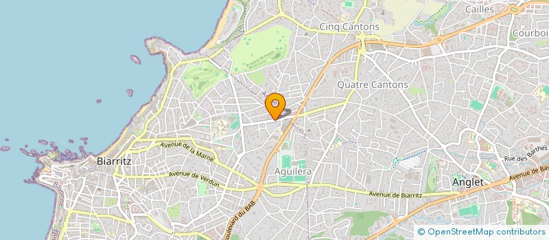 localisation de l'entreprise MAISON DE SANTE AGUILERA  BIARRITZ