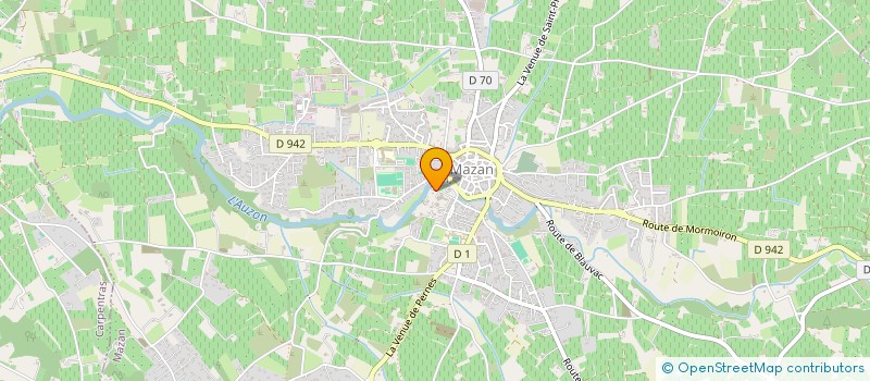 localisation de l'entreprise MAISON DE SANTE BEL AIR  MAZAN