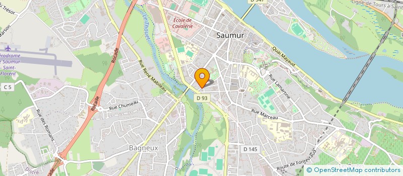 localisation de l'entreprise MAISON DE SANTE CHIRURGICALE à SAUMUR