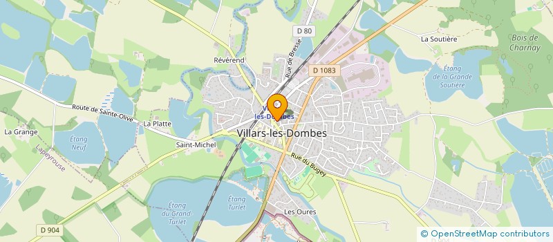 localisation de l'entreprise MAISON DE SANTE COEUR DES DOMBES à VILLARS-LES-DOMBES
