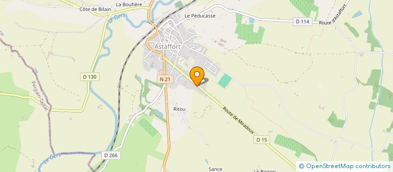 localisation de l'entreprise MAISON DE SANTE D'ASTAFFORT à ASTAFFORT