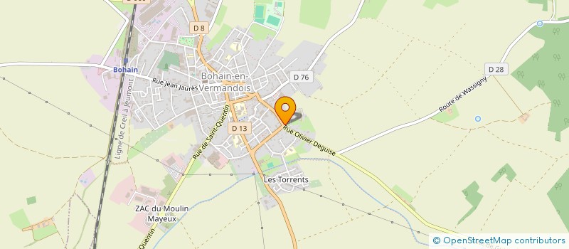 localisation de l'entreprise MAISON DE SANTE DE BOHAIN  BOHAIN-EN-VERMANDOIS