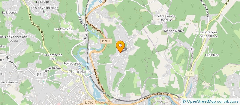 localisation de l'entreprise MAISON DE SANTE DE CHATEAU L EVEQUE  CHANCELADE