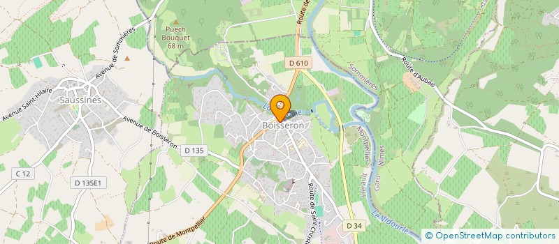 localisation de l'entreprise MAISON DE SANTE DE LA BENOVIE  BOISSERON