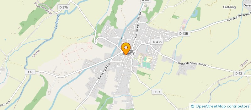 localisation de l'entreprise MAISON DE SANTE DE LHERM-SAINT-CLAR-DE-RIVIERE à LHERM