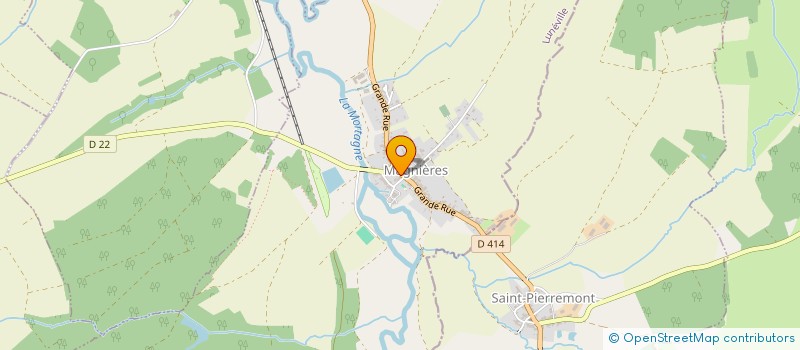 localisation de l'entreprise MAISON DE SANTE DE MAGNIERES  MAGNIERES