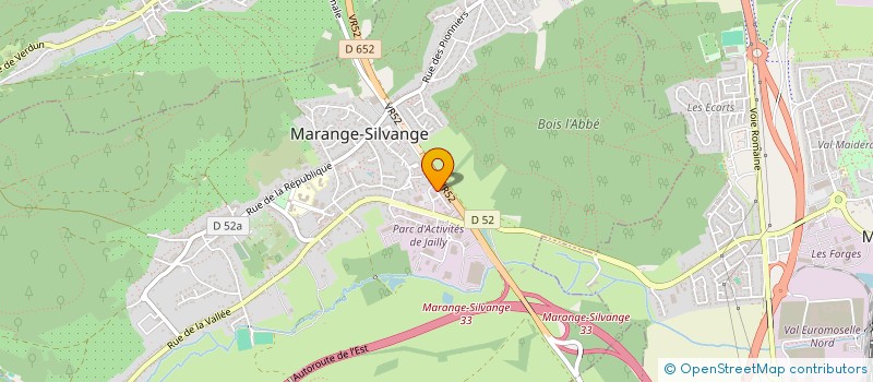 localisation de l'entreprise MAISON DE SANTE DE MARANGE-SILVANGE  MARANGE-SILVANGE