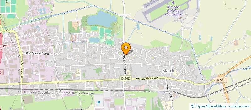 localisation de l'entreprise MAISON DE SANTE DE MARCK  MARCK