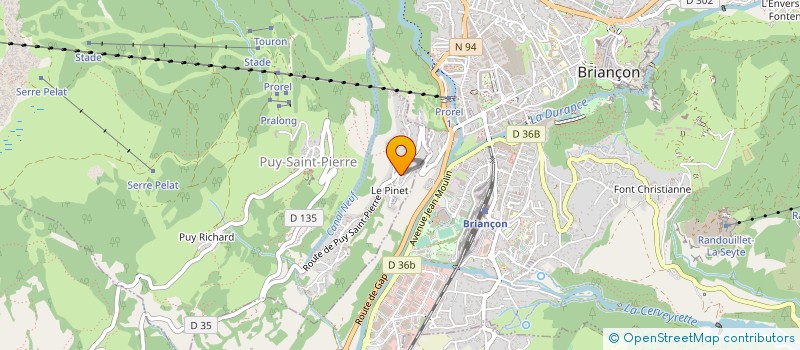 localisation de l'entreprise MAISON DE SANTE DE SERRE-CHEVALIER  PUY-SAINT-PIERRE